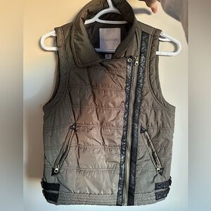 Maurices Olive Green Quilted Vest